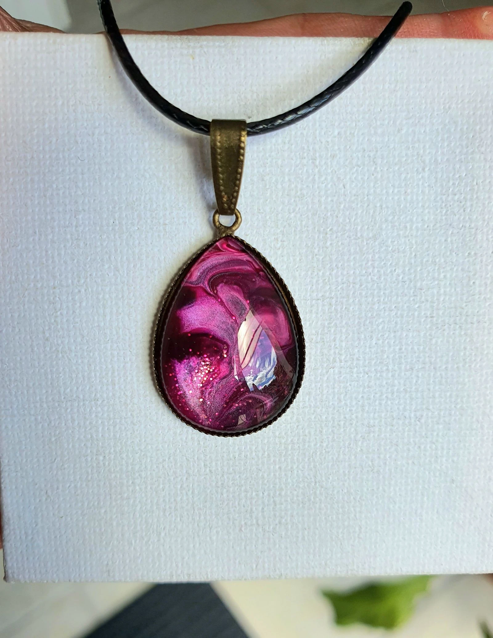 Pendentif à cabochon 